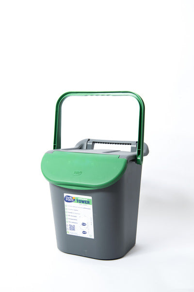 Cestino impilabile per rifiuti - 30 l - Vari colori M921085