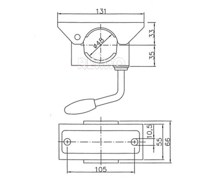 Klemmhalterung KLE 48mm 92747
