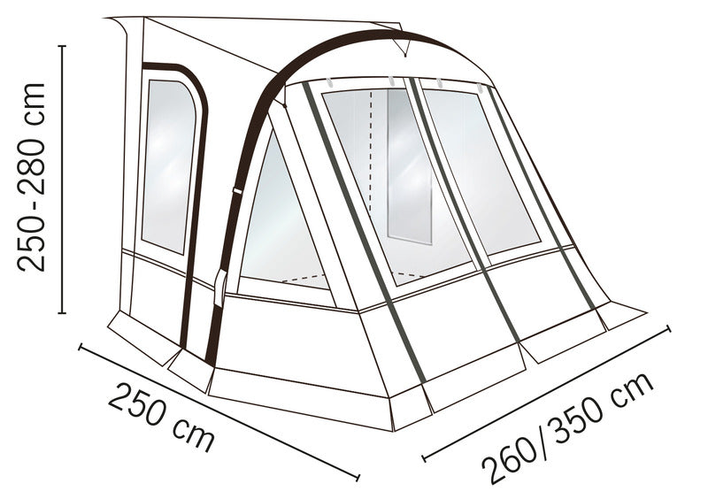Tenda da sole per camper One Beam Air High 935394
