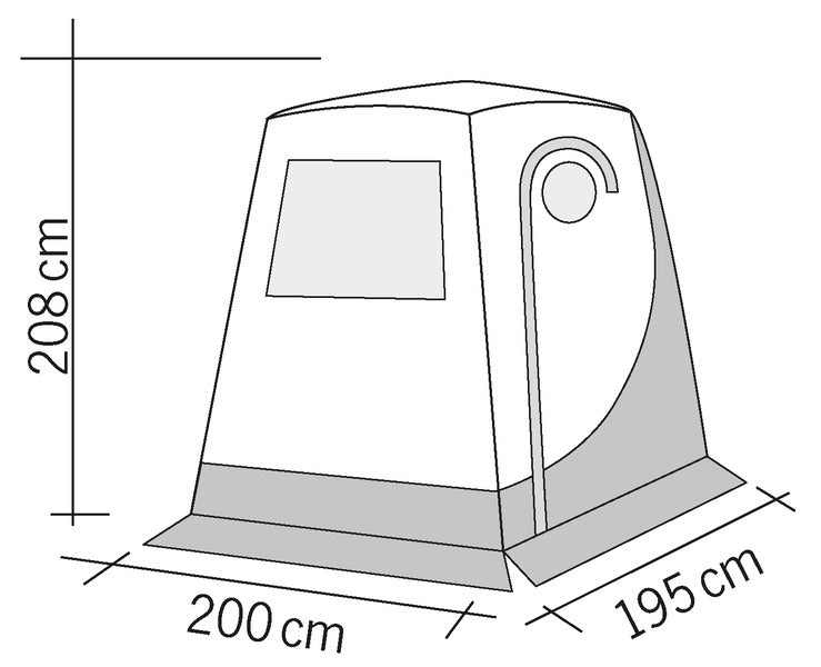 Tenda posteriore per VW T5/T6 - Upgrade Premium 936286