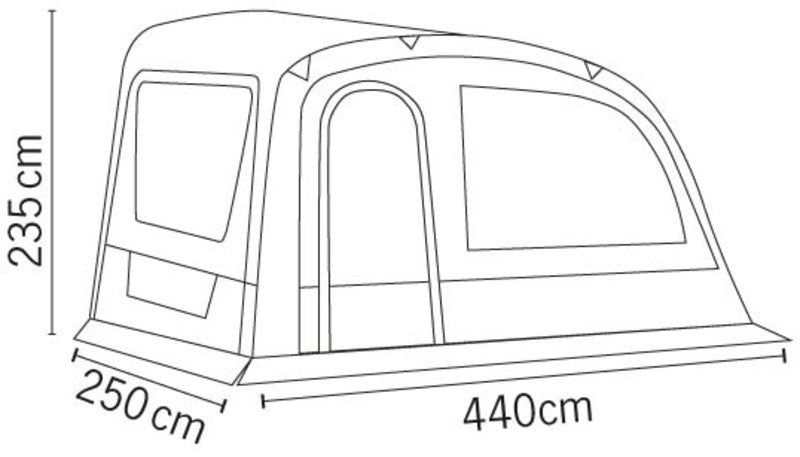 Tenda da sole per ADRIA ACTION AIR 391 936689