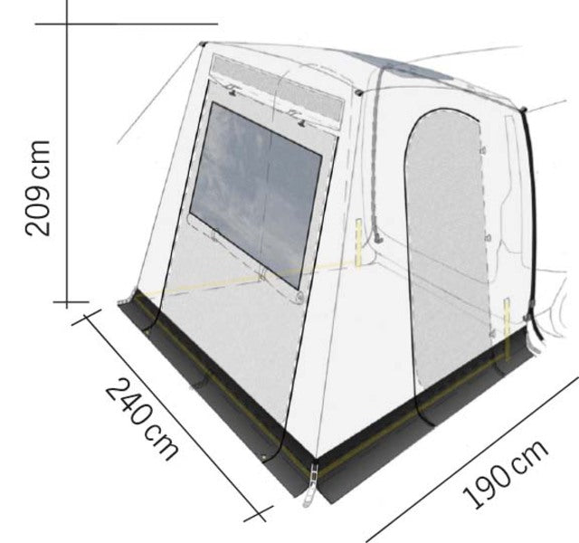 Tenda posteriore VW CADDY 5 PREMIUM (dal 2021) 937911
