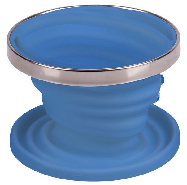 Porta filtro per caffè in silicone, pieghevole, Ø11cm, blu chiaro 940843