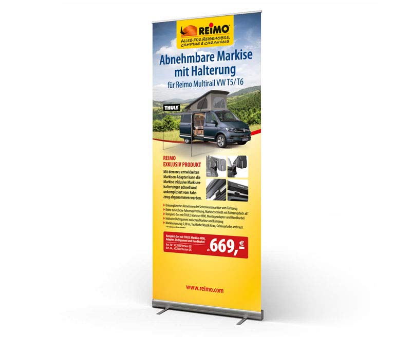 Adattatore per striscioni Rollup Mul 952620