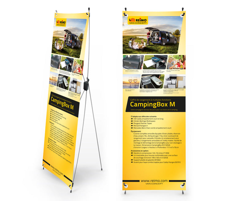 X-Banner CampingBox M FR 953506