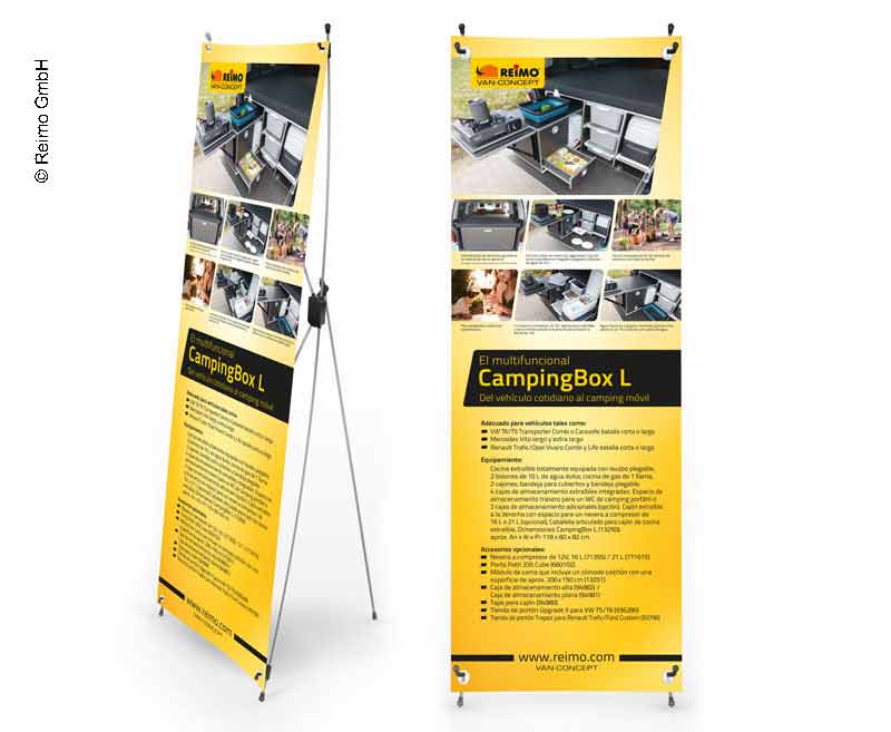 X-Banner CampingBox L ES 953510