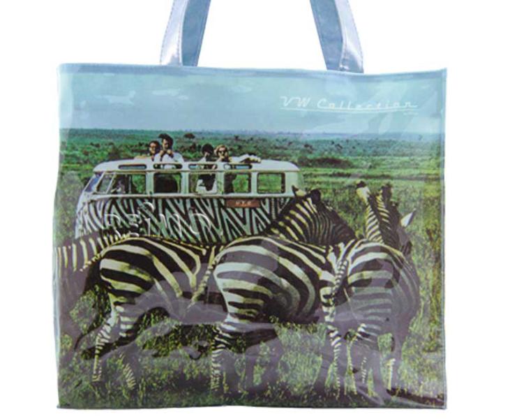 Borsa shopper in PVC della collezione VW "Safari". 95551