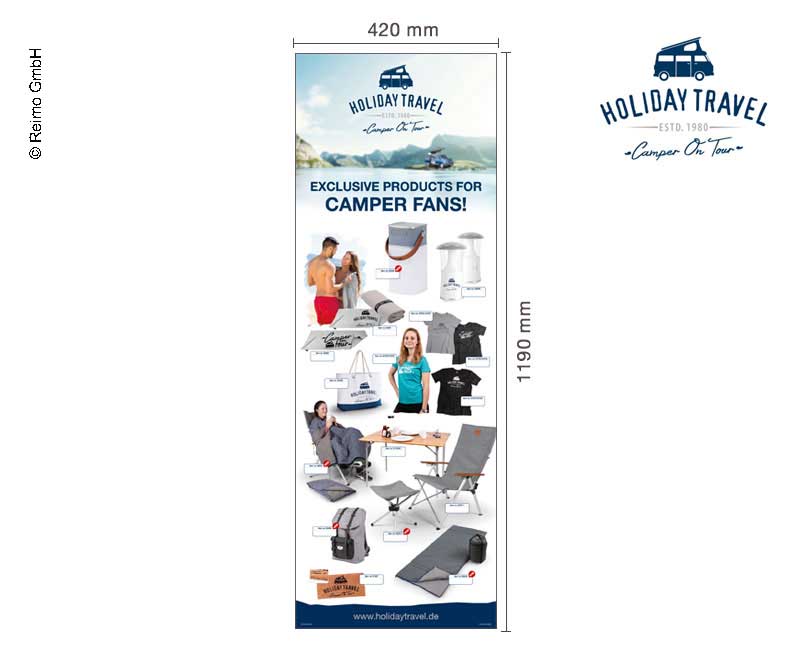 Holiday Travel Poster Motif: Prodotti per esterni, Dimensioni 420x1190 mm 98095