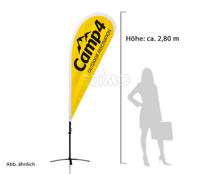 Sistema completo Camp4-Dropflag, altezza 280cm 981980