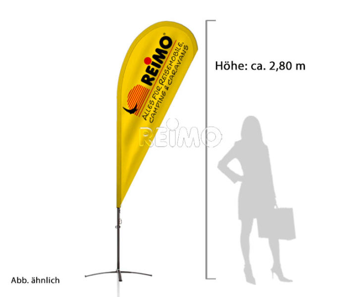 Sistema completo Reimo-Dropflag, altezza 280cm 981990