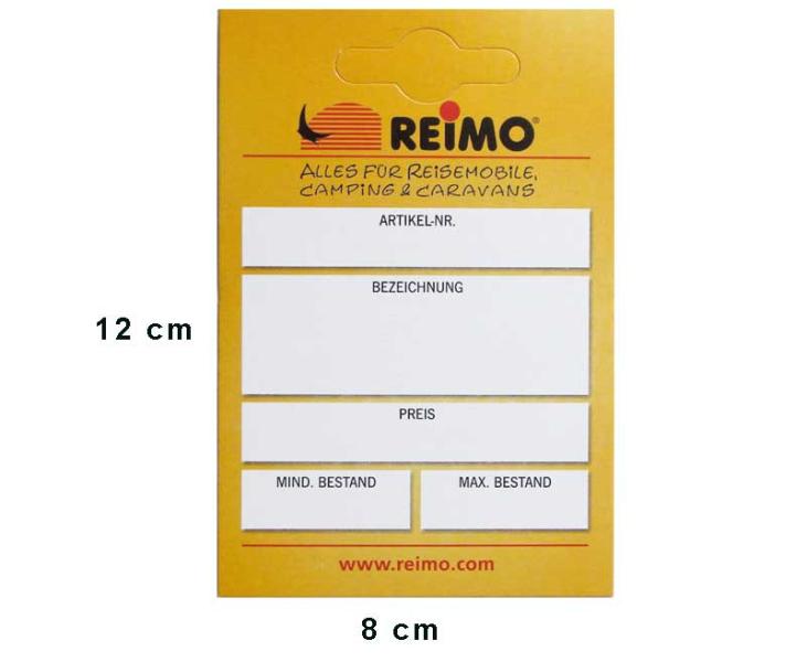 100 pezzi. Tessere segnaposto per ripiani, L8 x H12 cm 98330