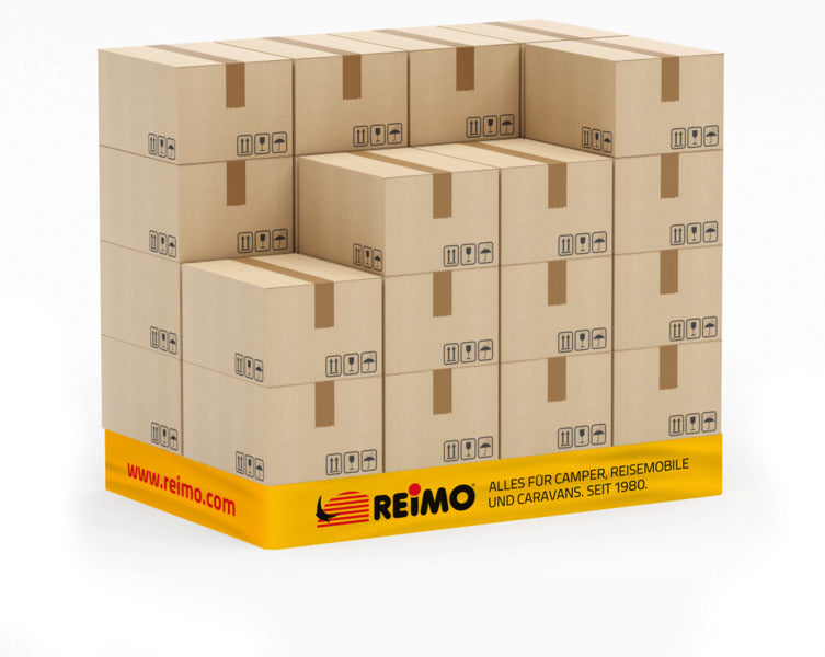 Banderuola per pallet con logo Reimo per l'altezza di un europallet 98518