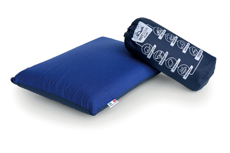 Kissen 50x35x13cm blau 992381