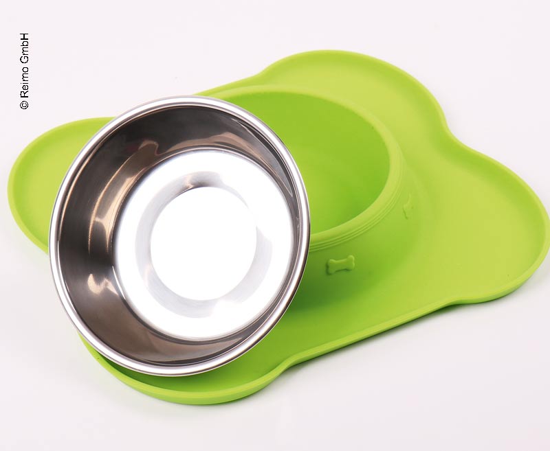 Ciotola per cani FRIDA in acciaio inox con base in silicone 99318