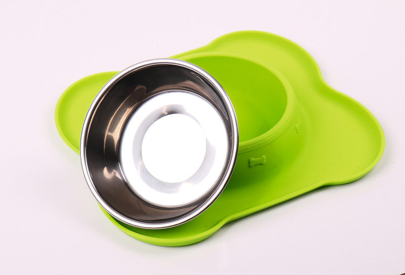 Ciotola per cani FRIDA in acciaio inox con base in silicone 99318