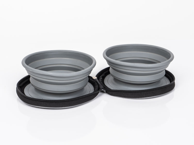 Carrozzina per cani LUCY con 2 ciotole in silicone pieghevoli 99336