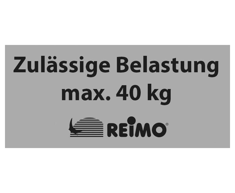 Adesivo "Carico ammissibile max. 40 kg". 99564