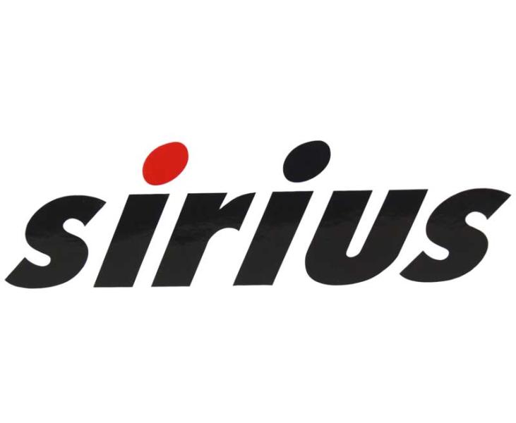 Schriftzug SIRIUS 125x30 99574
