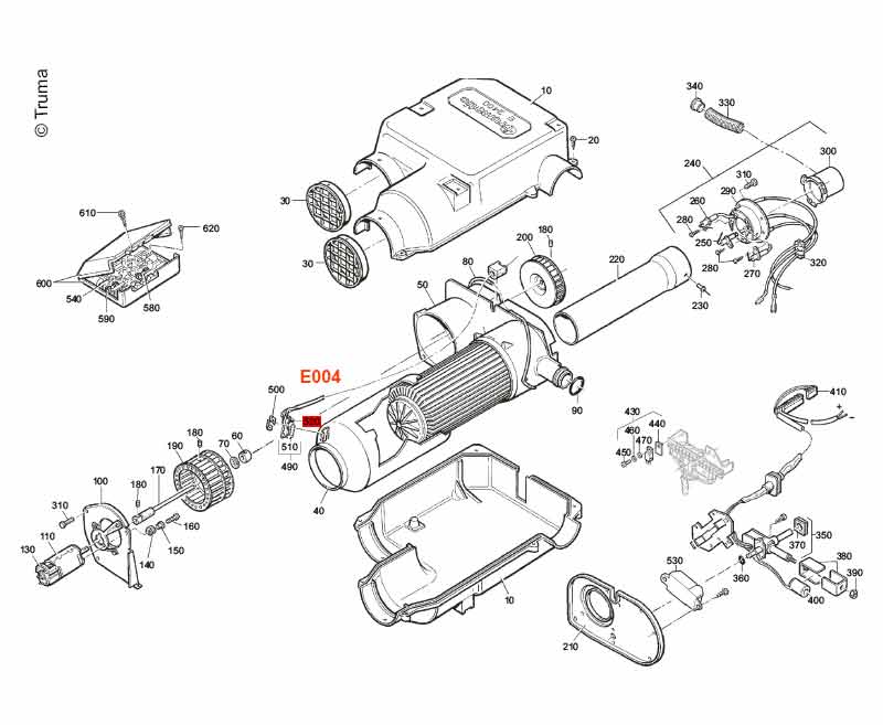 Temperaturfühler f.E2400 E004
