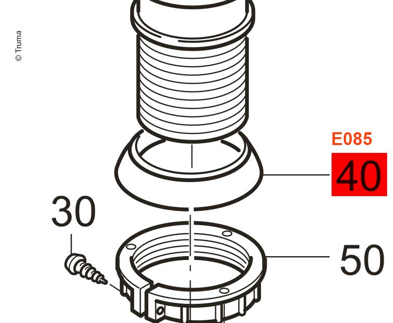 Dichtring Kaminteil Truma E085