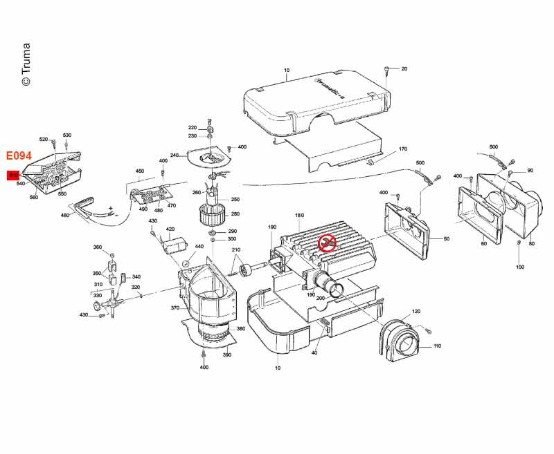Elektronikgehäuse kpl. E094