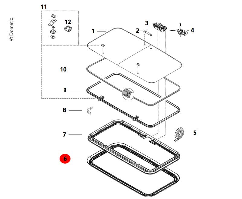 Tetto sollevabile in vetro del paravento 361282 E232