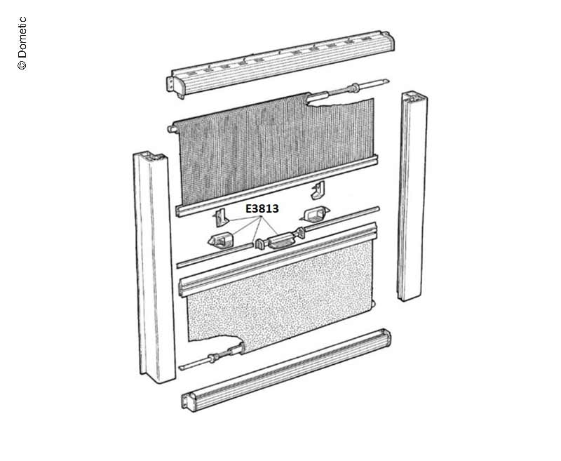 Ricambi per tende a rullo Dometic E3813