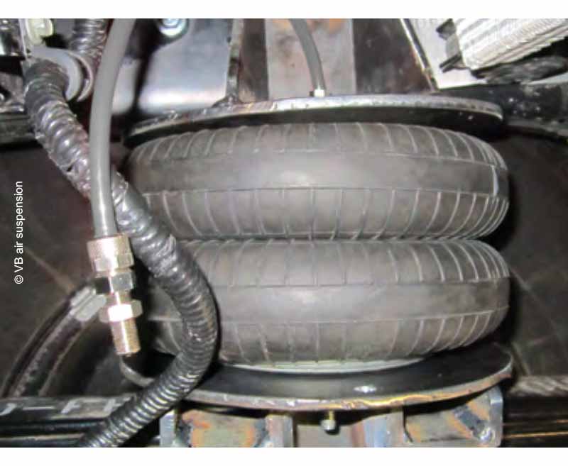 Sospensione pneumatica supplementare Ford Ranger a 2 circuiti comfort set di comfort E382