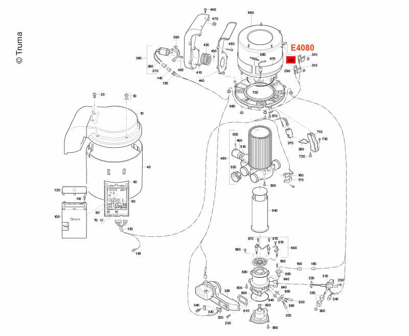 Temparaturfühler f.C6000 E4080