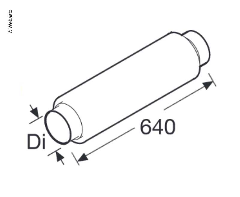 Heizluftschalldämpfer E5203