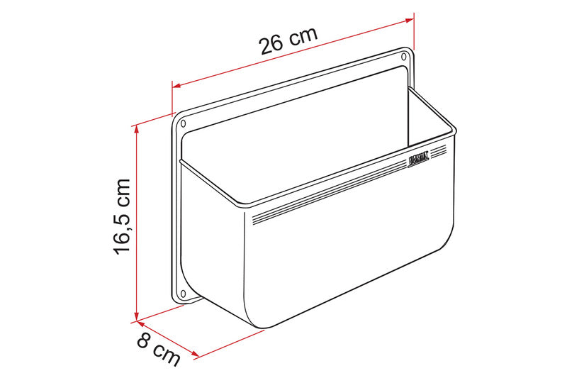 Tasca L bianco E662