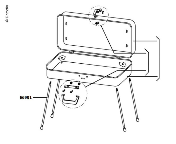 Standrohr f.Grill 760622 E6991