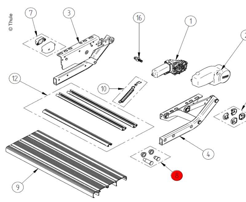 Rep.Kit Riv.Thule St.V10 E9249