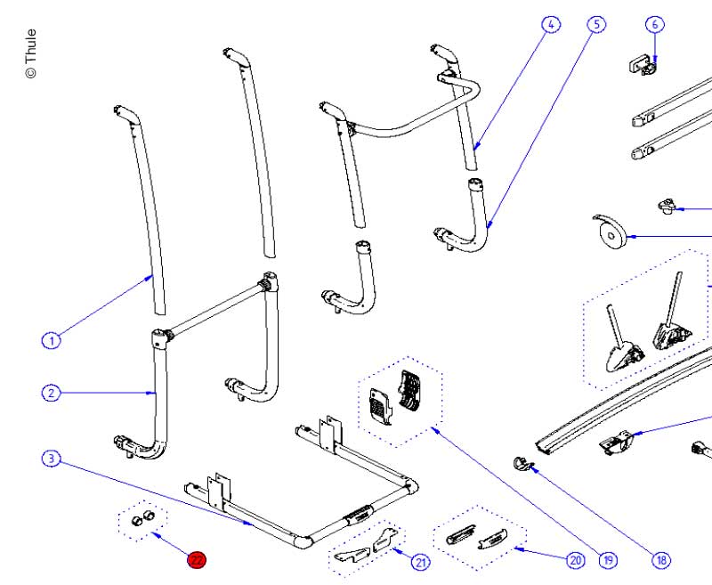 Anti Rattl.Bott.Mounting E9254