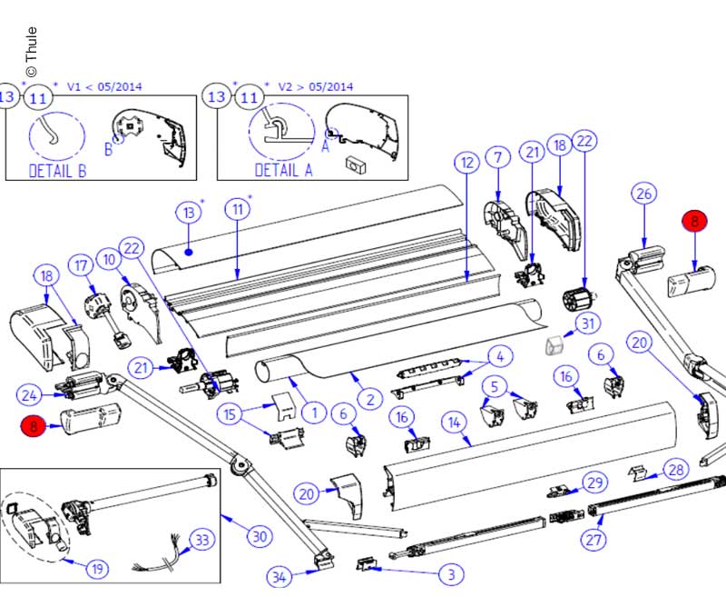 LH+RH CovSupp.Spr.Arm9200 E9286