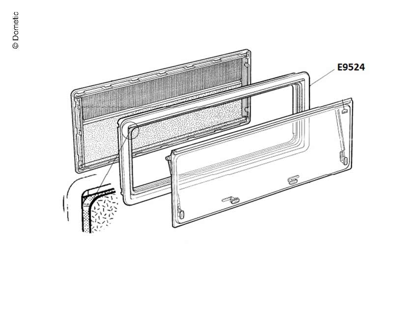 Außenrah.S4 1000x450 schw E9575