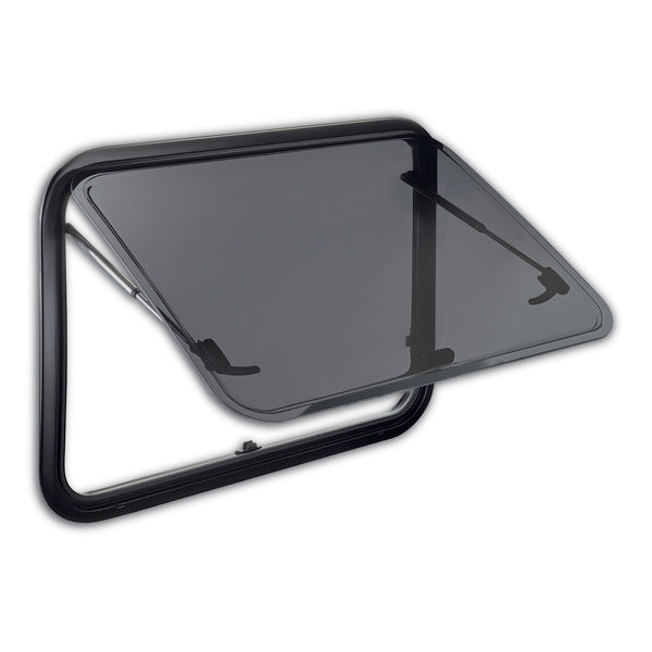 Finestra d'ingresso con telaio in alluminio e vetri acrilici S7P M31344