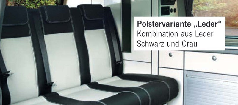 Schlafsitzbank VW T6/5 V3100 Gr.14 starr, 1305 mm breit,3-sitzig, kompl.gepolst. M5040700