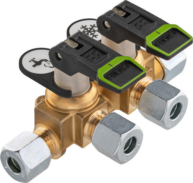 Gas-Verteilerblock kurz - Verschiedene Auführungen M75509