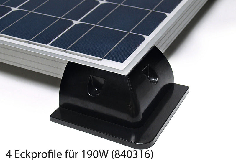 Set completo di pannelli solari Fullblack - da 100 a 190 W M840313