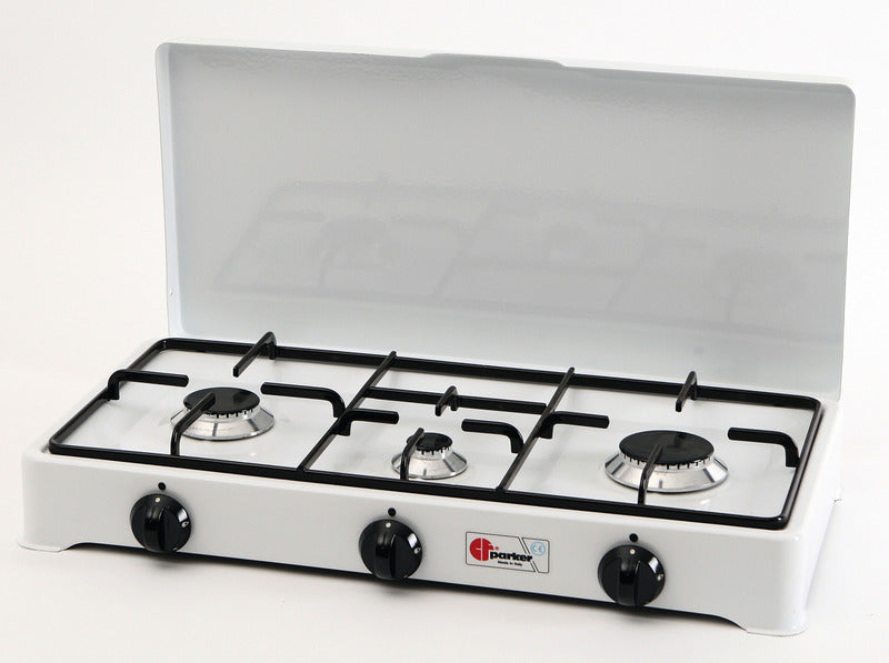 Parker cucina a gas a 3 fuochi con fusibile di accensione M91754