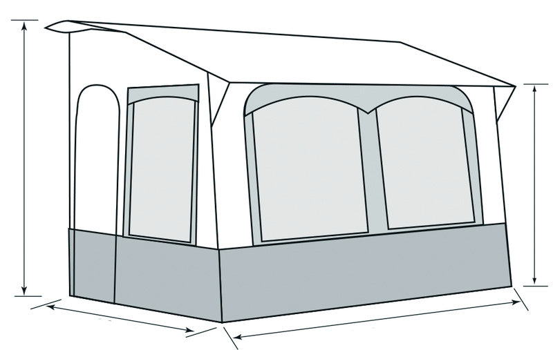 Tenda universale per roulotte Casa Royal 2 M936392