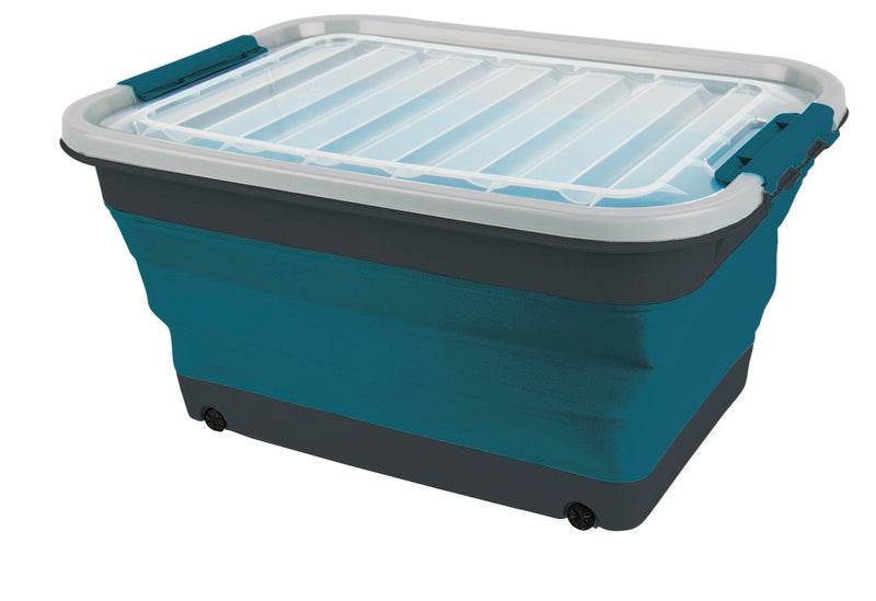 Aufbewahrungsbox 30l faltbar mit Deckel u.Rollen M940292